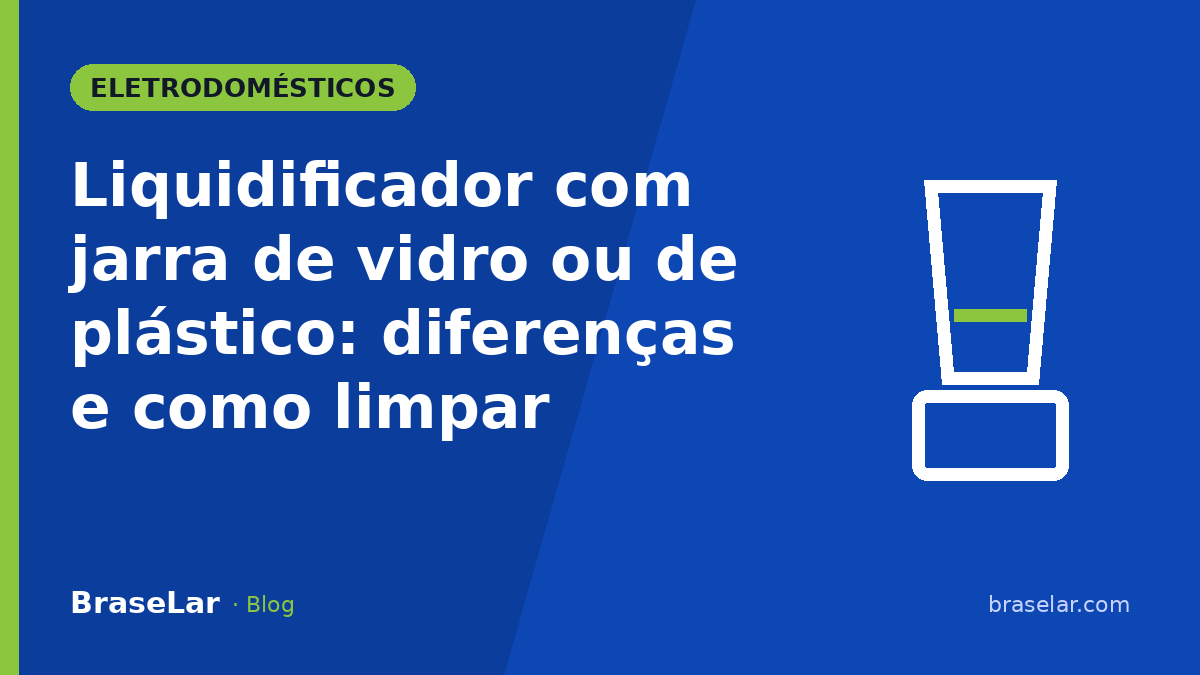 Liquidificador com jarra de vidro ou de plástico: diferenças e como limpar