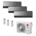 Ar Condicionado Multi-Split LG ArtCool Inverter 24.000 BTU/h (2x 7.000 e 1x 9.000) Quente/Frio 220V