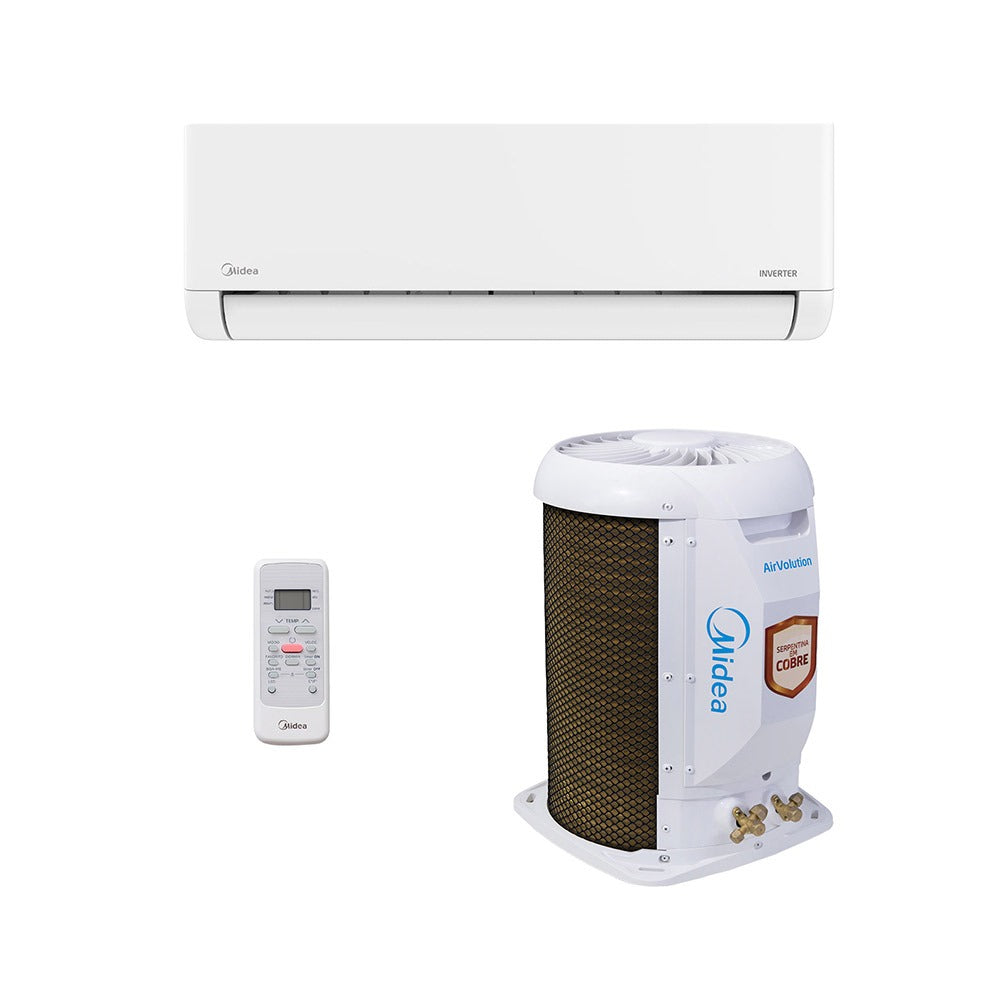 Ar-Condicionado Split HW Inverter Midea AirVolution Lite 18.000 BTUs R-32 Só Frio 220V
