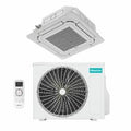 Ar Condicionado Split Cassete 4 Vias Inverter 24000 BTUs Hisense Wifi Frio AUC-24TR2RJC3E - 220V