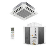Ar-Condicionado Split Cassete 4 Vias Hitachi Air Core 36.000 BTUs Só Frio 220V Monofásico - AVARIA DE EMBALAGEM