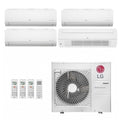 Ar-Condicionado Multi Split Inverter LG 30.000 BTUs (3x Evap HW 9.000 + 1x Evap Cassete 1 Via 18.000) Quente/Frio 220V