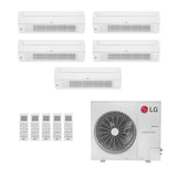 Ar-Condicionado Multi Split Inverter LG 54.000 (5x Evap Cassete 1 Via 12.000) Só Frio 220V