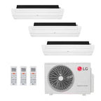 Ar Condicionado Multi-Split LG Inverter 24.000 BTU/h (2x Cassete 1 Via 9.000 Btu/h - 1x Cassete 1 Via 12.000 Btu/h) Frio 220V