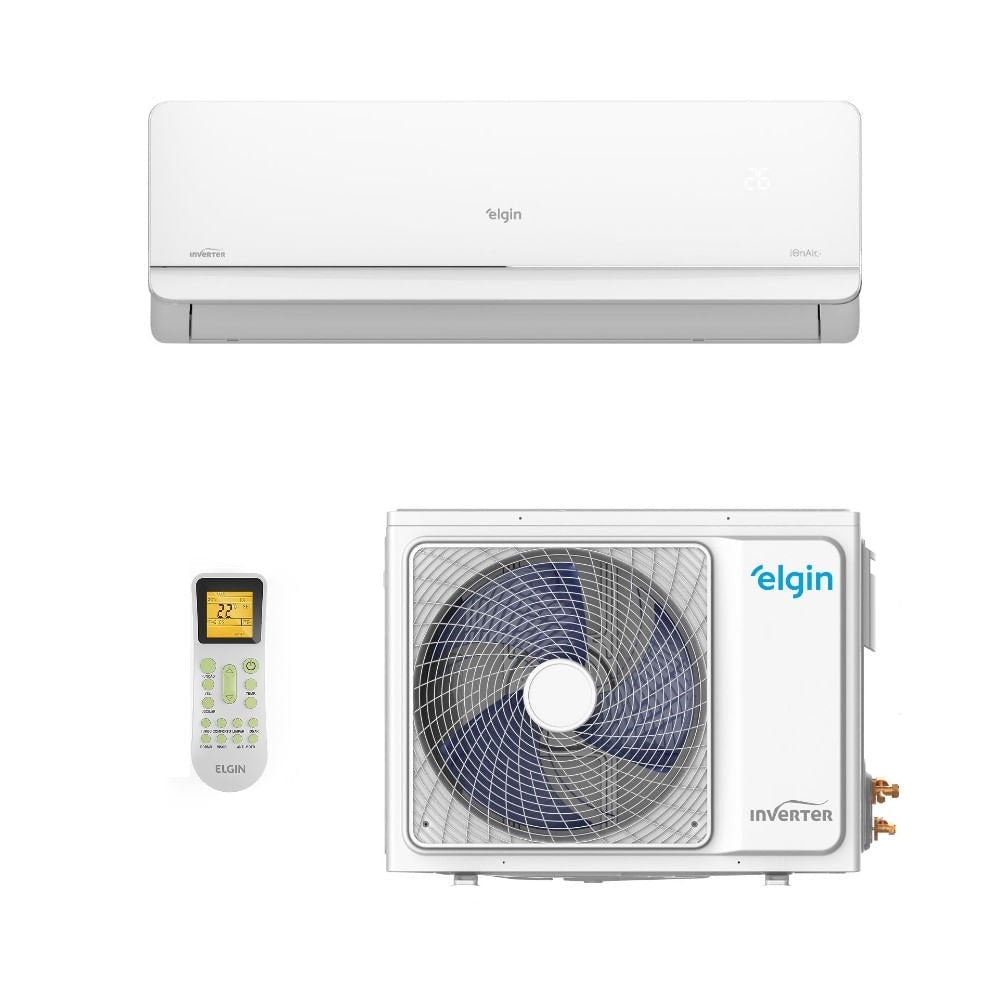 Ar-Condicionado Inverter Split Hi Wall Elgin Eco Star 12.000 BTUs R-32 Só Frio 127V