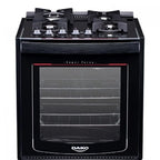 Fogão de Embutir Dako 4 Bocas Turbo Glass Preto - Bivolt