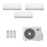 Ar-Condicionado Multi Split Inverter LG 30.000 (1x Evap HW 7.000 + 2x Evap HW 12.000) Só Frio 220V