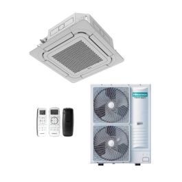 Ar Condicionado Split Cassete 4 Vias 56000 BTUs Inverter Hisense Frio AUW-60T2RNC - 220V