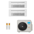 Ar-Condicionado Multi Split Inverter Midea 42.000 (2x Evap Cassete 1 Via 18.000) Quente/Frio 220V