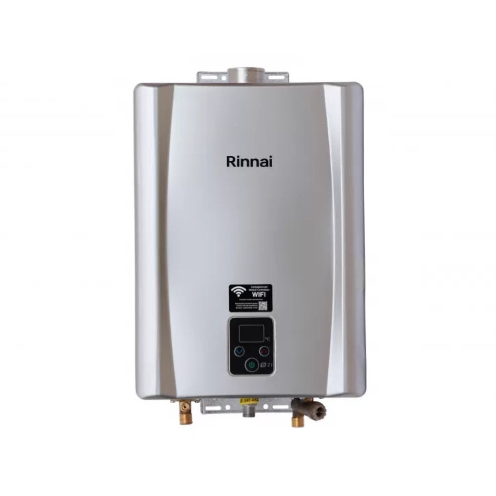 Aquecedor de Água a Gás Rinnai E21 GLP 21 Litros Prata Bivolt