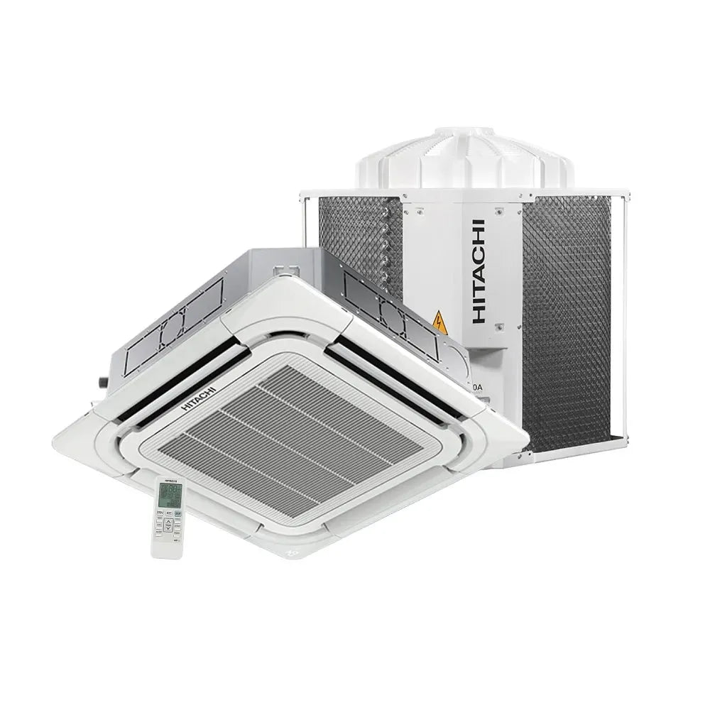 Ar Condicionado Split Cassete 4 Vias AirCore 500 Hitachi 48000 BTU/h Frio Trifásico SCI48I5F – 220 Volts