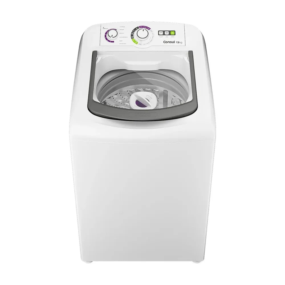 Lavadora de Roupas Consul 13Kg com Dosagem Econômica e Ciclo Edredom Branca CWH13AB - 220 Volts