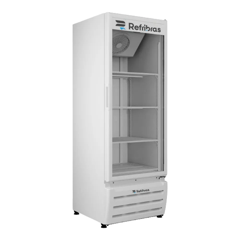 Cervejeira Refribras 400 Litros Porta de Vidro Branca Vega C400B1 - 127 Volts