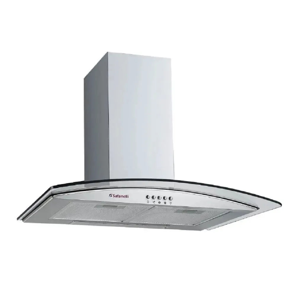 Coifa de Parede Safanelli 60cm Vidro Curvo Inox CVC60220 - 220 Volts