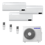 Ar Condicionado Multi-Split Samsung Wind Free Inverter 24.000 BTU/h (2x 9.000 e 1x 12.000) Quente/Frio 220v