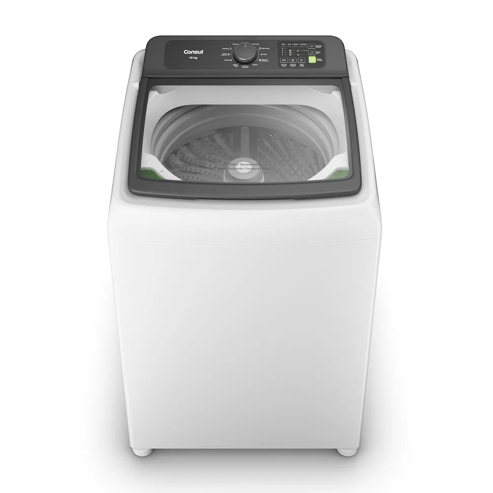 Máquina de Lavar Consul 15Kg com Modo Eco Branca CWN15ABBNA– 220 Volts