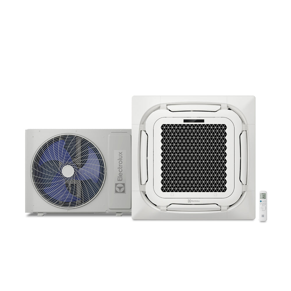 Ar-condicionado Split Cassete - 4 Vias - Inverter R-32 - Electrolux - 48.000 BTUs - Frio - 220V Monofásico