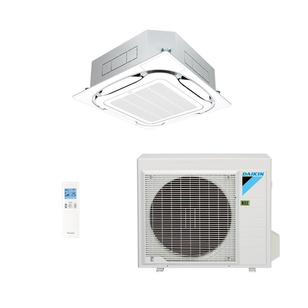 Ar-Condicionado Split Cassete 4 Vias Inverter Daikin SkyAir 30.000 BTUs Quente/Frio 220V Monofásico