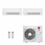 Ar-Condicionado Multi Split Inverter LG 36.000 BTUs (2x Evap Cassete 1 Via 18.000) Quente/Frio 220V