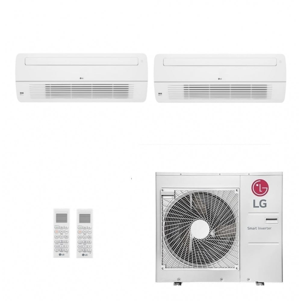 Ar-Condicionado Multi Split Inverter LG 36.000 BTUs (2x Evap Cassete 1 Via 18.000) Quente/Frio 220V