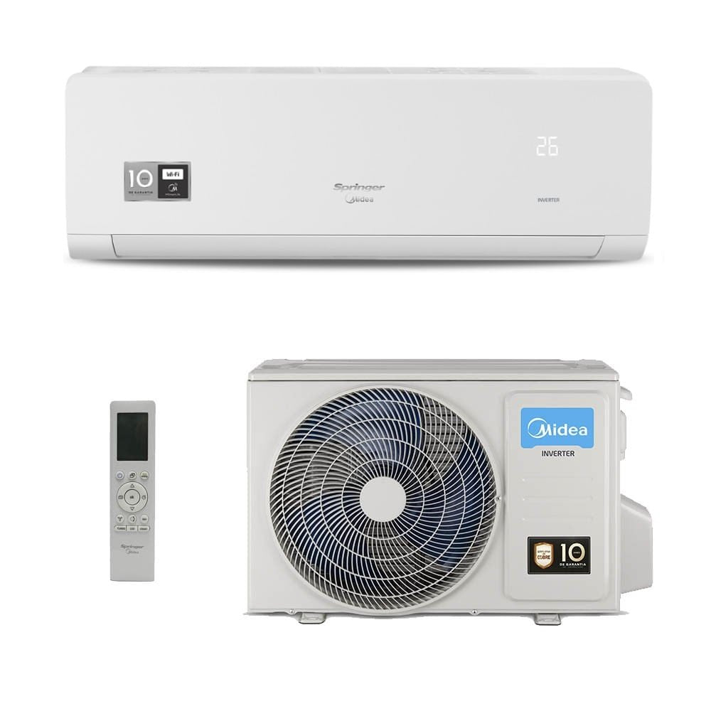 Ar-Condicionado Split HW Inverter Springer Midea Xtreme Save Connect C 30.000 BTUs Quente/Frio 220V