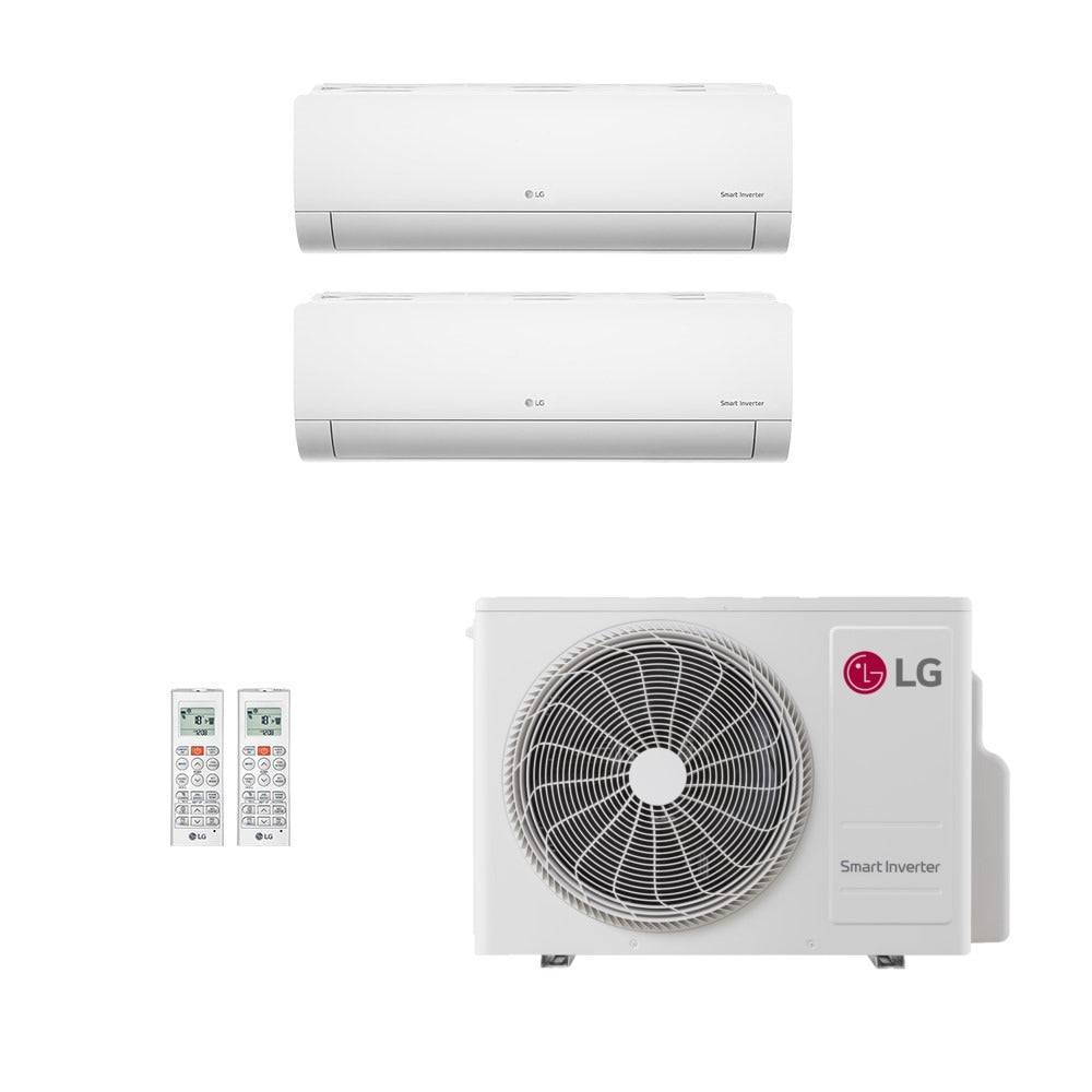 Ar-Condicionado Multi Split Inverter LG 21.000 (2x Evap HW 9.000) Só Frio 220V