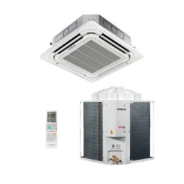 Ar Condicionado Split Cassete 4 Vias 48000 BTUs Hitachi Air Core 500 Frio SCI48I7F - 380V Trifásico