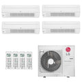Ar-Condicionado Multi Split Inverter LG 36.000 (4x Evap Cassete 1 Via 7.000) Quente/Frio 220V