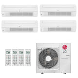 Ar-Condicionado Multi Split Inverter LG 36.000 (4x Evap Cassete 1 Via 7.000) Quente/Frio 220V