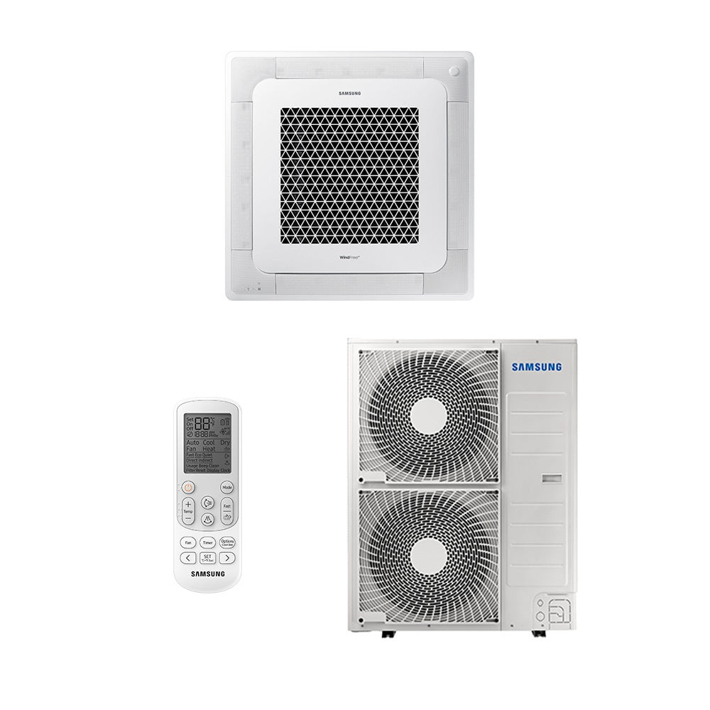 Ar Condicionado Split Cassete 4 Vias - Inverter R-32 - Samsung - Windfree - 54.000 BTUs - Quente/Frio - 220V Monofásico