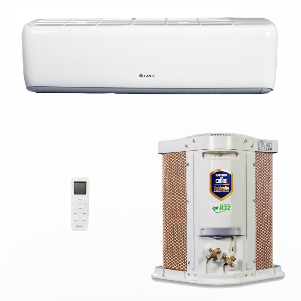 Ar Condicionado Split HW Inverter Gree G-Top Auto Wi-Fi 9.000 BTUs R-32 Quente/Frio 220V
