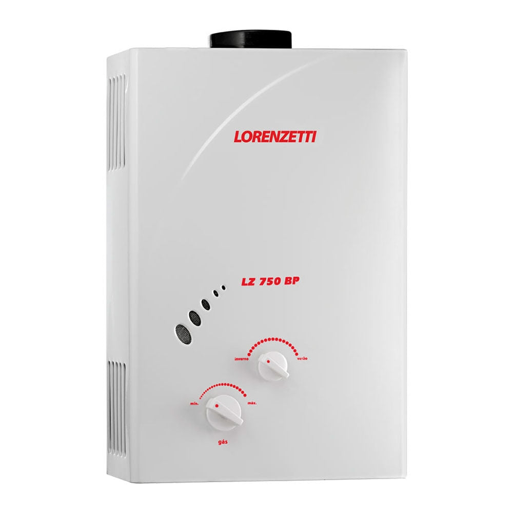 Aquecedor de Água a Gás Lorenzetti LZ 750BP GLP 7 Litros