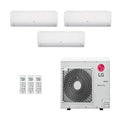 Ar-Condicionado Mini VRF LG 4HP (2x Evap HW 19.000 + 1x Evap HW 24.000) Quente/Frio 220V