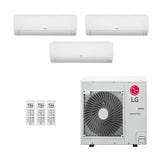 Ar-Condicionado Mini VRF LG 4HP (2x Evap HW 19.000 + 1x Evap HW 24.000) Quente/Frio 220V
