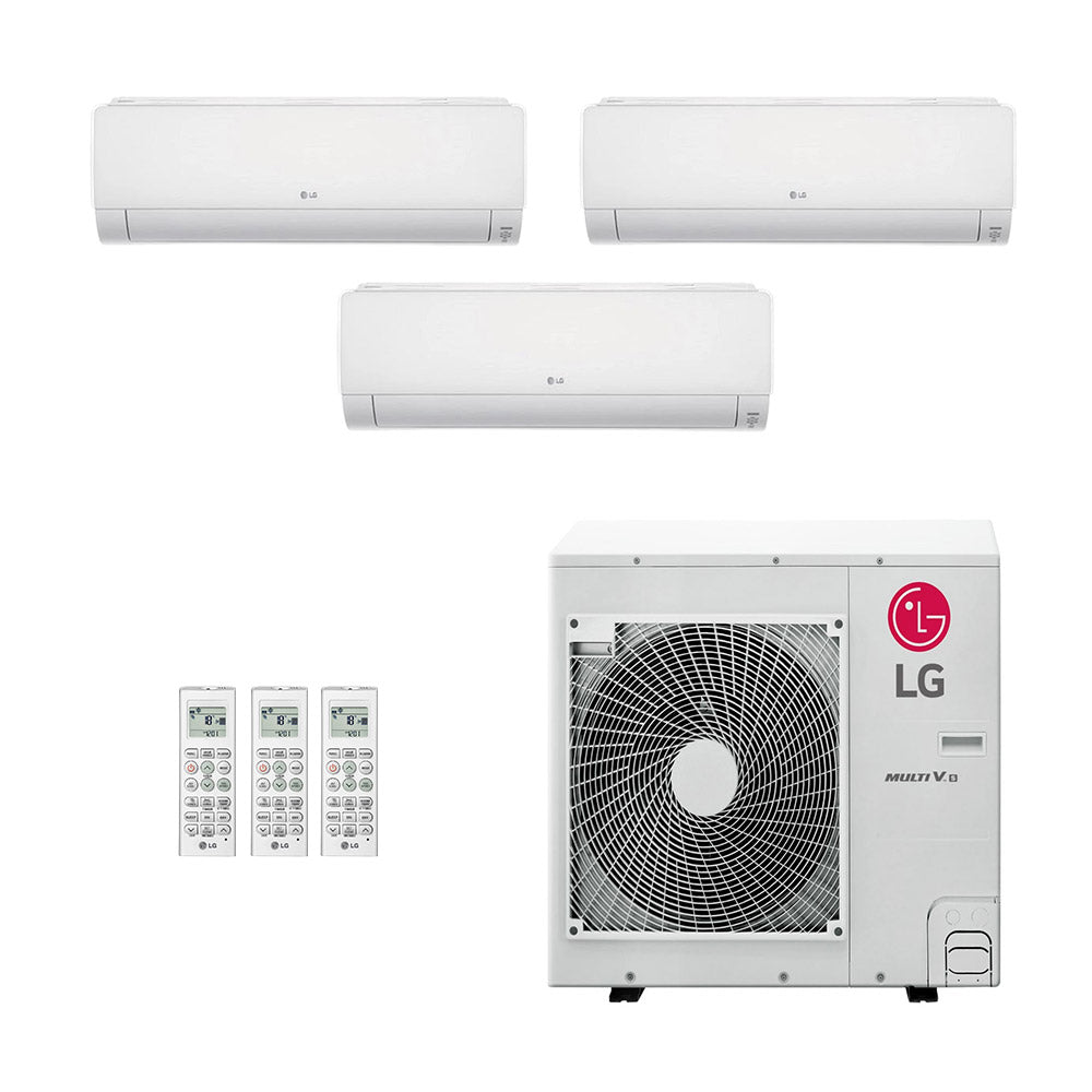 Ar-Condicionado Mini VRF LG 4HP (2x Evap HW 19.000 + 1x Evap HW 24.000) Quente/Frio 220V