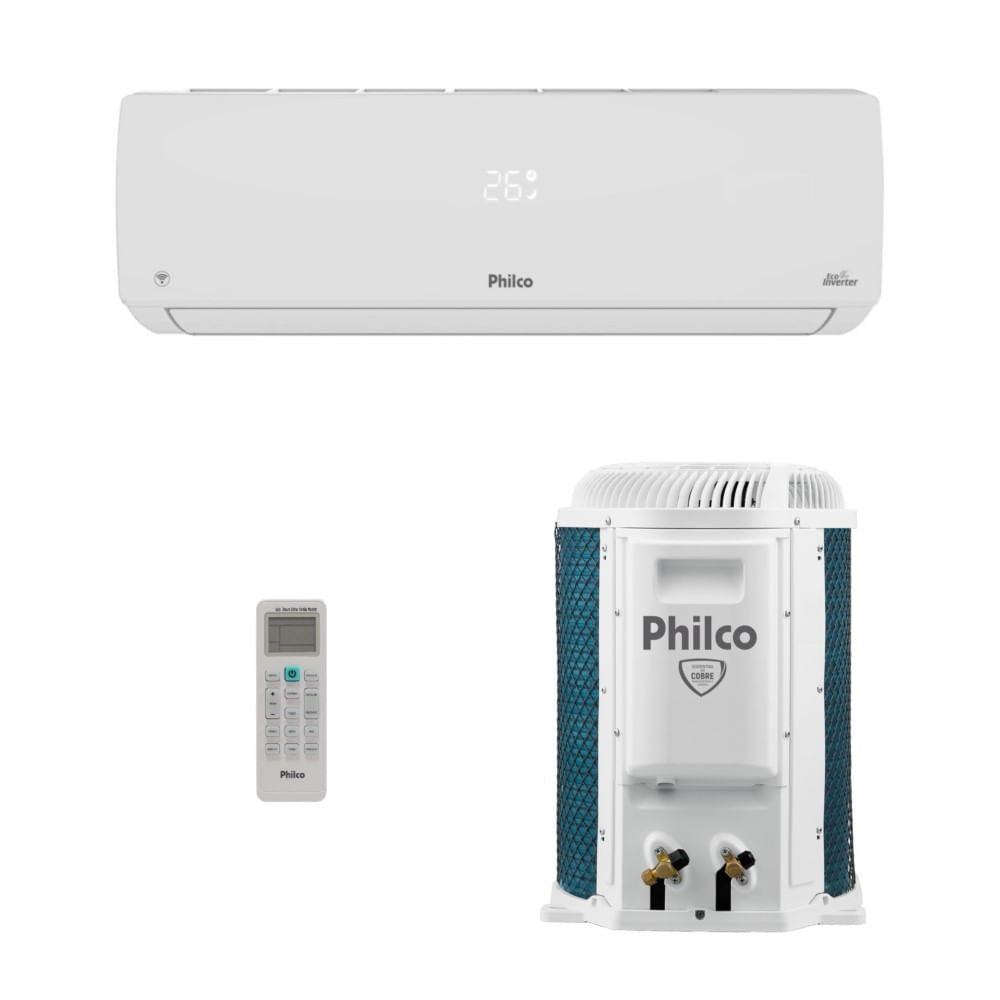 Ar-Condicionado Inverter Split Hi Wall R-32 Philco PAC12000IFM15 12.000 BTUs Só Frio 220V