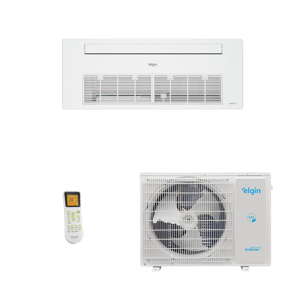 Ar-Condicionado Split Cassete 1 Via Inverter Elgin One Air WI-FI 18.000 BTUs Quente/Frio 220V Monofásico