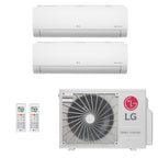 Ar-Condicionado Multi Split Inverter LG 18.000 (2x Evap HW 12.000) Quente/Frio 220V