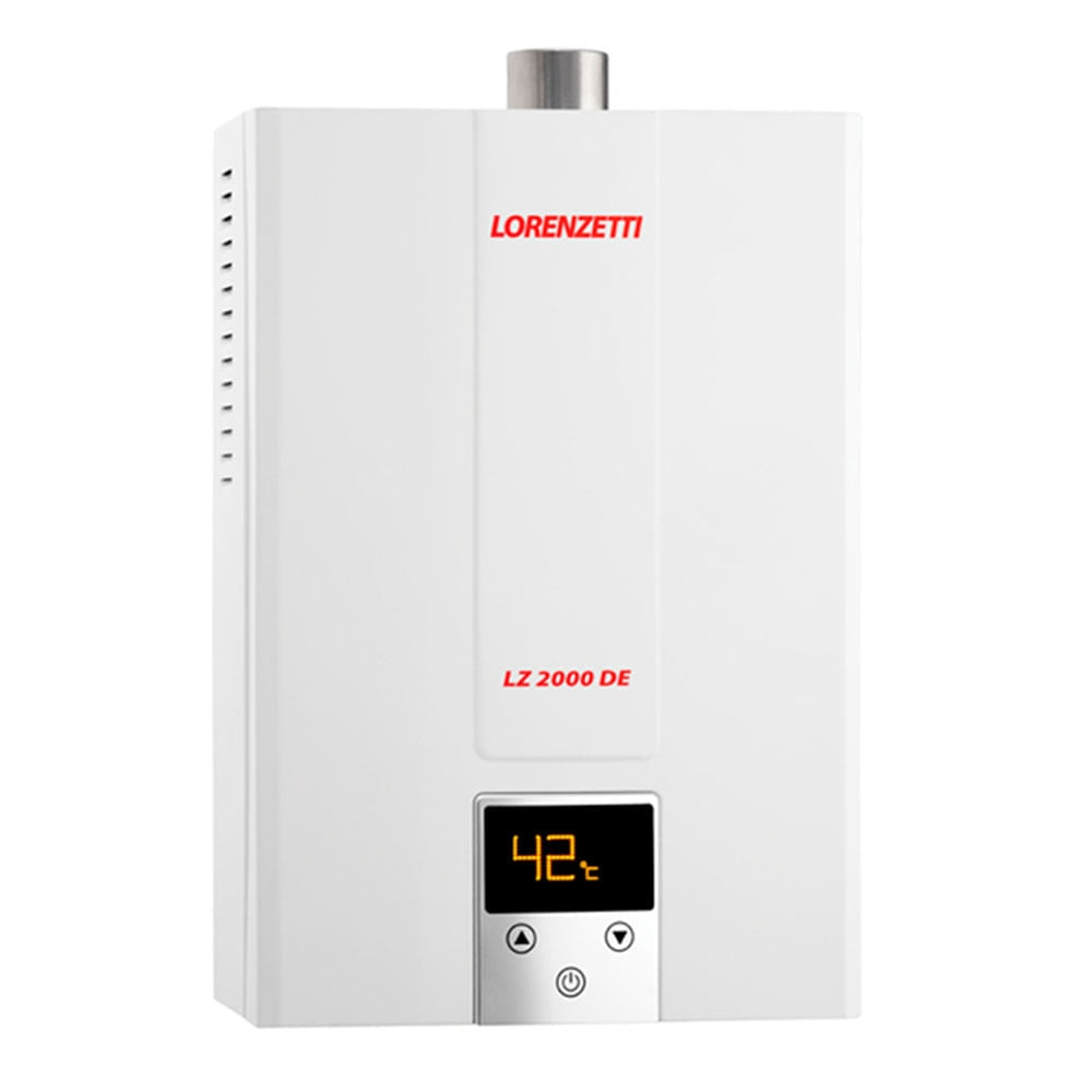 Aquecedor de Água a Gás Lorenzetti LZ 2000DE GN 20 Litros Branco Bivolt