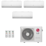Ar-Condicionado Multi Split Inverter LG 24.000 (2x Evap HW 7.000 + 1x Evap HW 18.000) Quente/Frio 220V