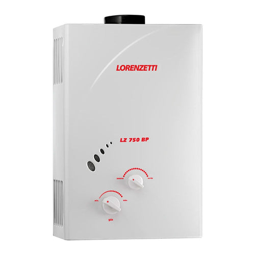 Aquecedor de Água a Gás Lorenzetti LZ 750BP GN 7,5 Litros