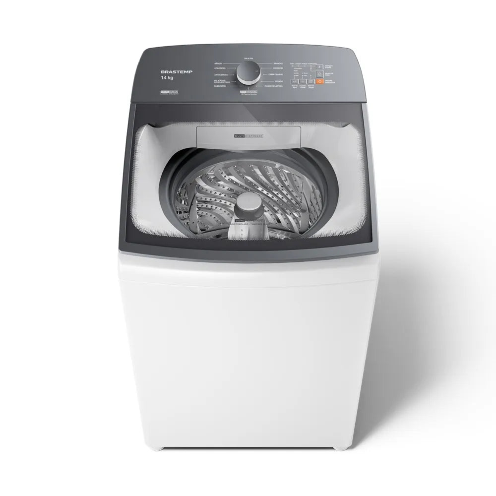 Lavadora de Roupas Brastemp 14Kg Smart Sensor Branca BWJ14AB - 220 Volts