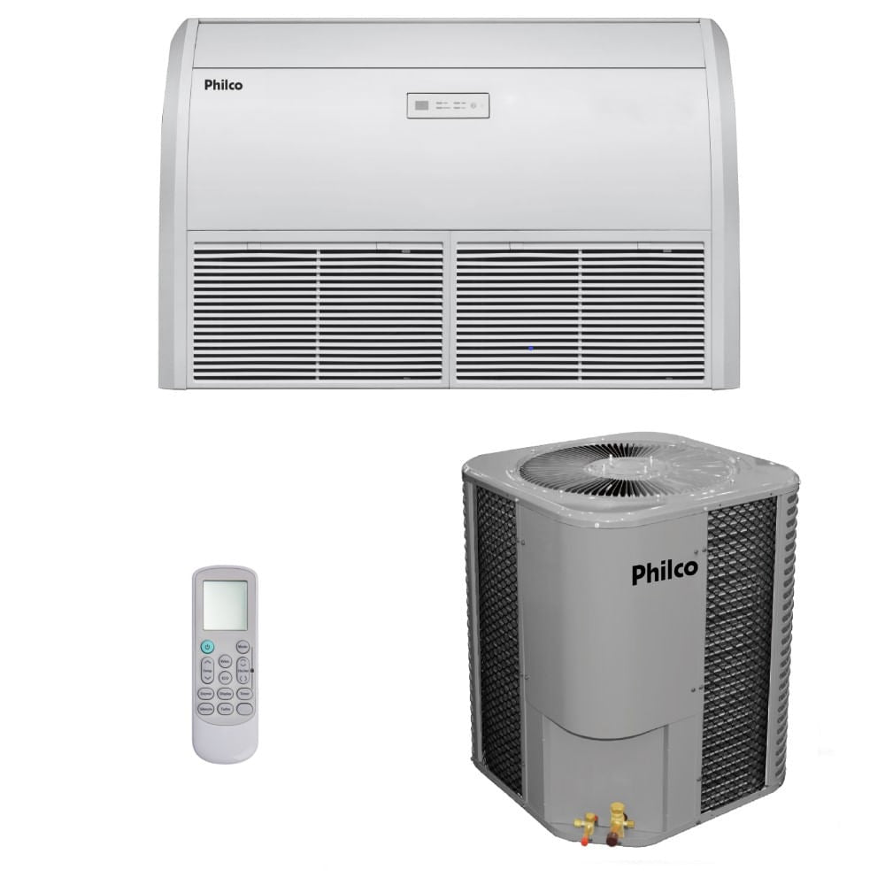 Ar-Condicionado Split Piso Teto Inverter R32 Philco Eco 36.000 BTUs Só Frio 220V Bifásico