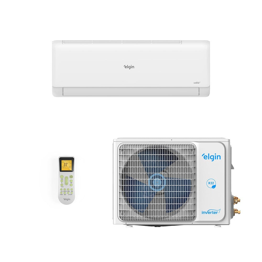 Ar-Condicionado Split HW Inverter Elgin Eco III Wi-Fi 9.000 BTUs R-32 Quente/Frio 220V
