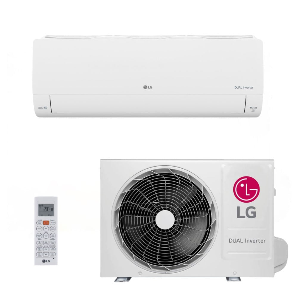 Ar-Condicionado LG AI DUAL Inverter Voice 18.000 BTUs Quente/Frio 220V - S3-W18KL31A
