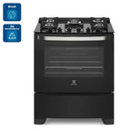 Fogão  de Piso Electrolux 5 Bocas Automático com Mesa de Vidro Tripla Chama (76GS) - Bivolt
