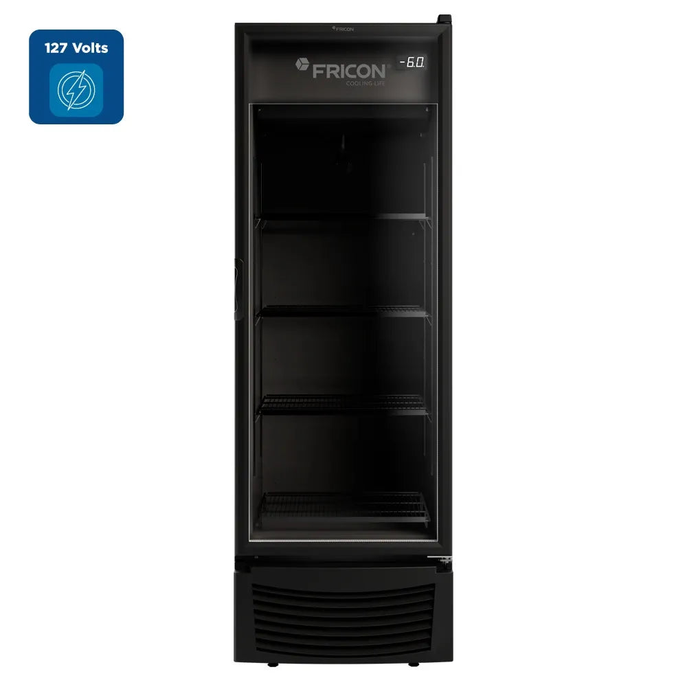Cervejeira Fricon 433 Litros Total Black Preta VCFC 433 V - 127 Volts