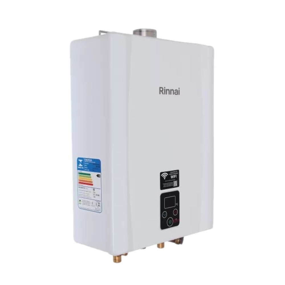 Aquecedor de Água a Gás Rinnai E21 GLP 21 Litros Branco Bivolt