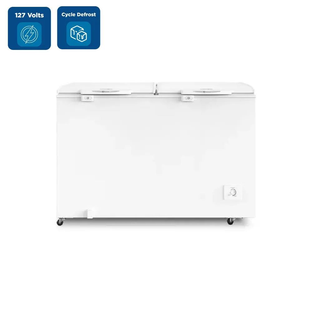 Freezer Horizontal Electrolux 400 Litros 2 Portas Branco H440 – 127 Volts