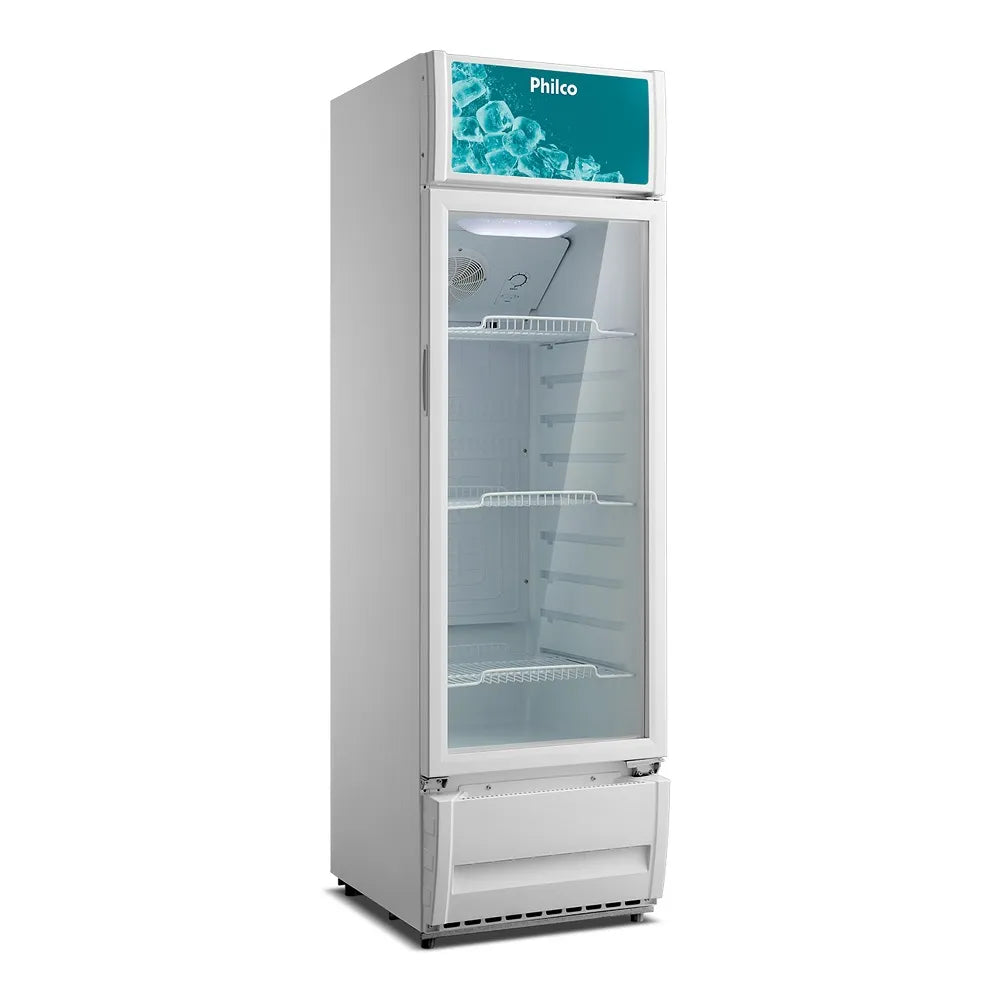 Expositor Vertical Philco 309 Litros Porta de Vidro Branco PRE319 – 220 Volts